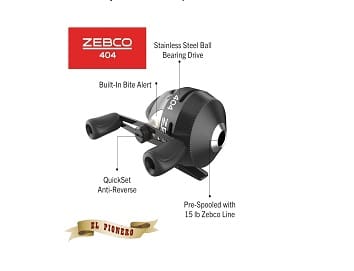 Carrete zebco 404